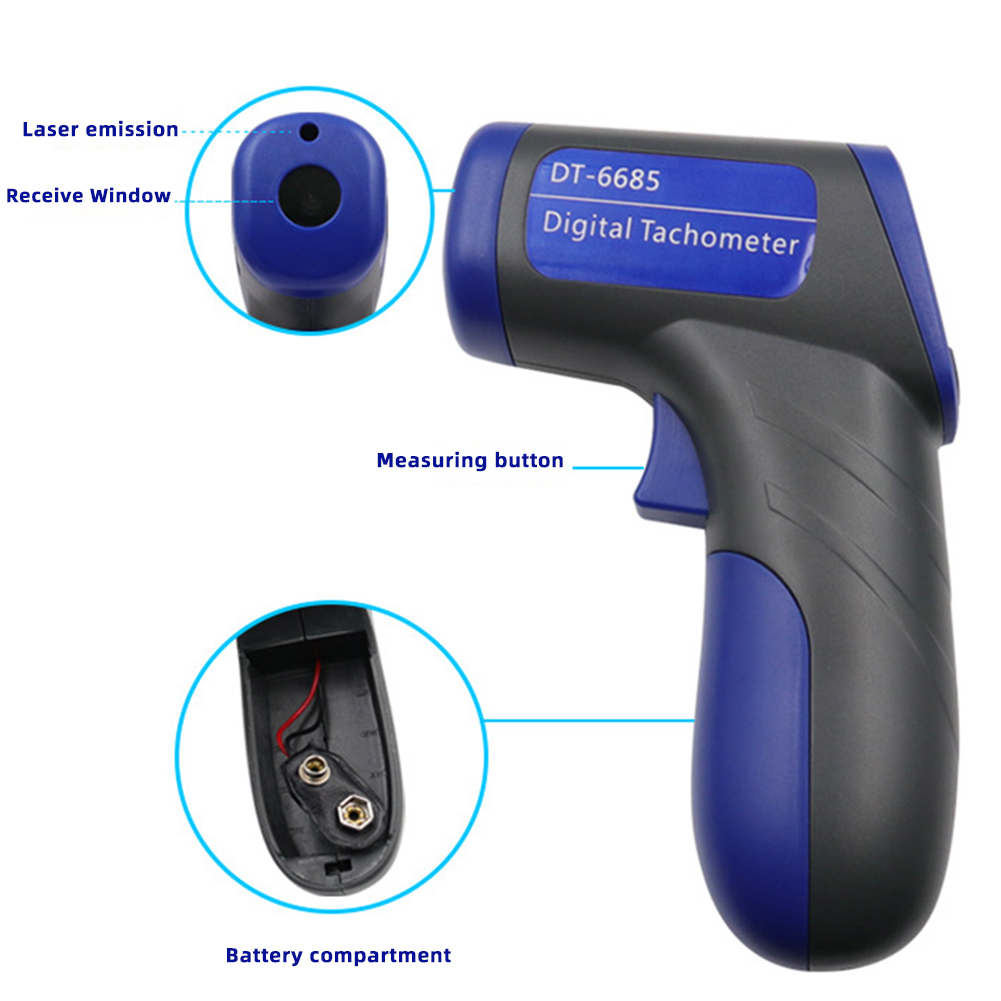 Бесконтактный инфракрасный лаз – обзор и цена Industrial Laser Tachometer