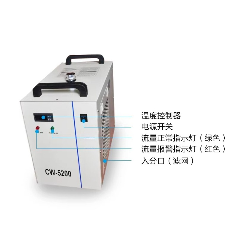 Промышленный охладитель CW3000 – обзор и цена Laser Chiller Water Cooler