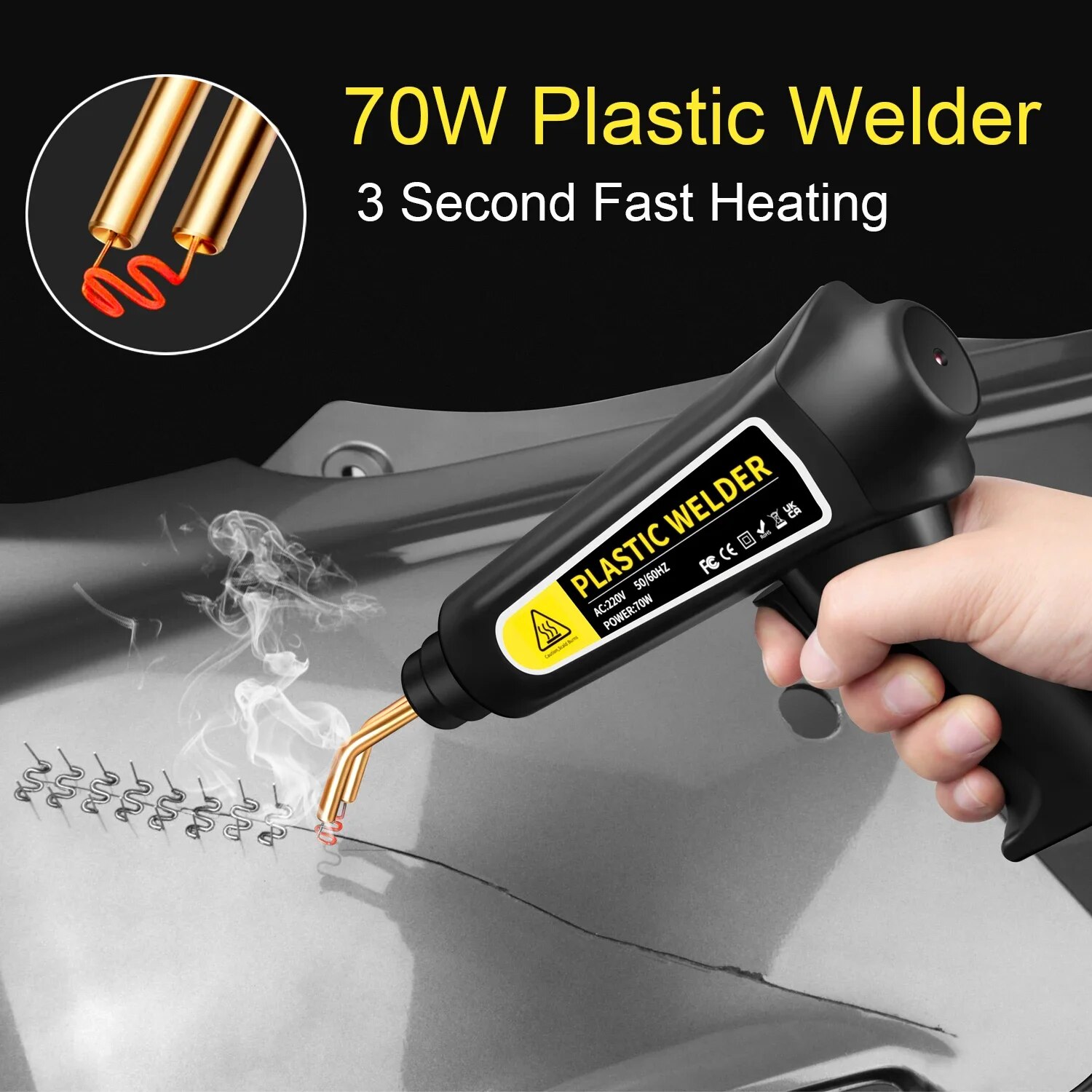 Новый тепловой пистолет, пласт – обзор и цена Industrial Laser Welder