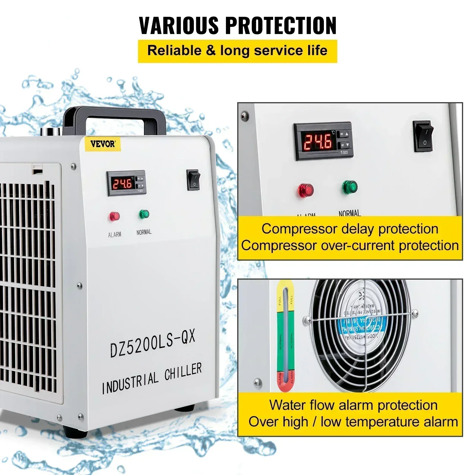 SIHAO CNC промышленный охладит – обзор и цена Laser Chiller Water Cooler